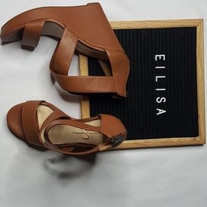Jessica Simpson Brown Wedges